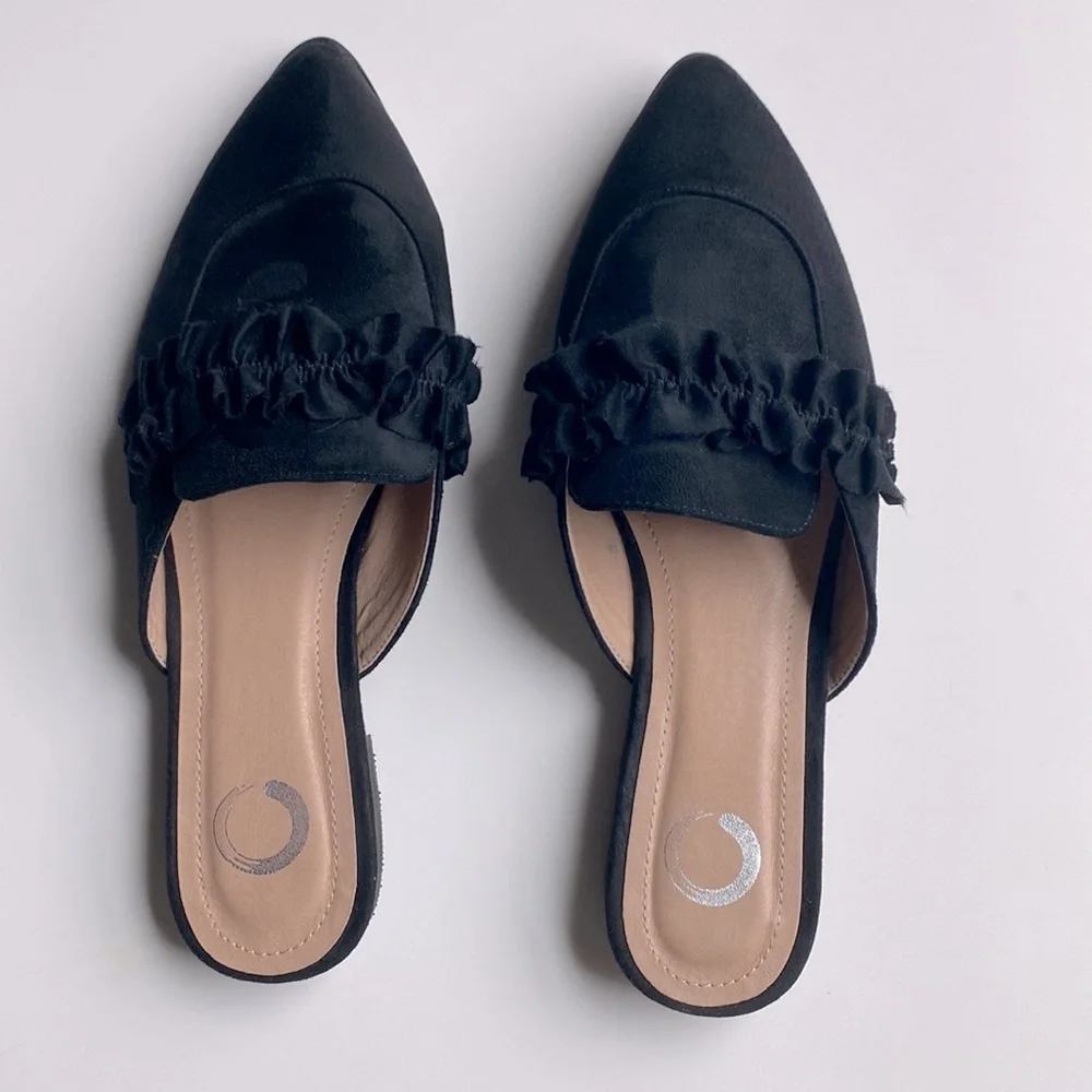 Suede slip on mule - Picture 3 of 6